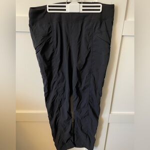 Prana Koen Black Pants, Size XL, regular inseam